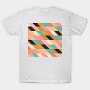 Geometric Shapes - Boho Vibes No.004 / Cozy, Vintage, Summery Shades T-Shirt